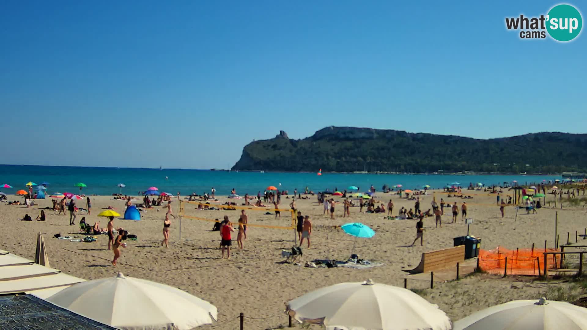 Poetto Strand Webcam | Cagliari | Sardinien
