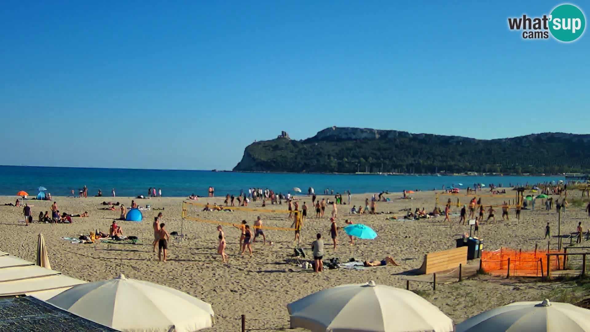 Poetto Strand Webcam | Cagliari | Sardinien