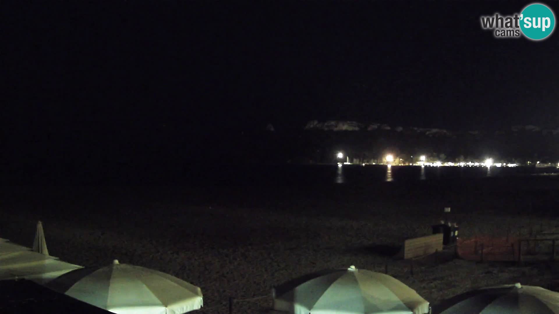 Poetto beach webcam | Cagliari | Sardinija