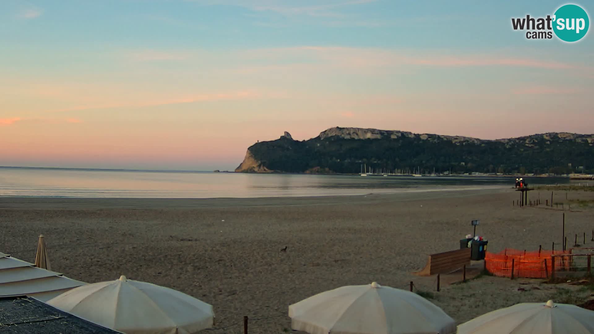 Poetto beach webcam | Cagliari | Sardinia