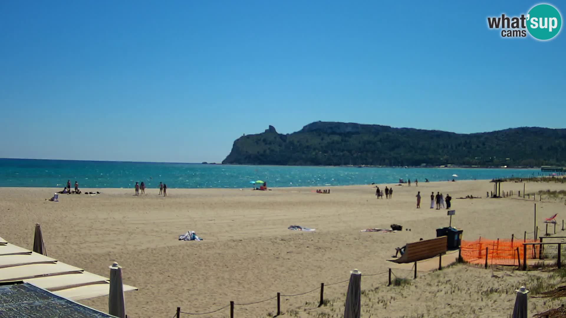 Poetto beach webcam | Cagliari | Sardinia