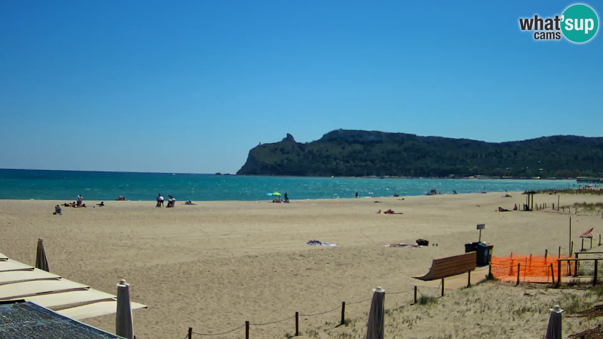 Poetto beach webcam | Cagliari | Sardinia