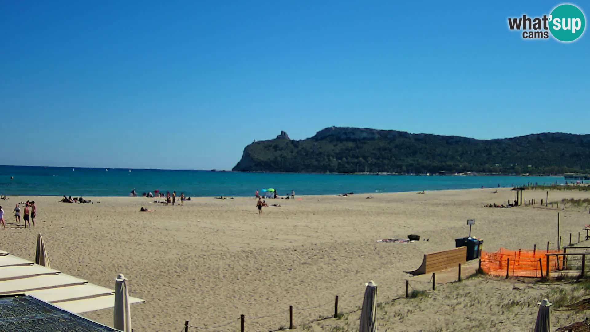 Poetto Strand Webcam | Cagliari | Sardinien