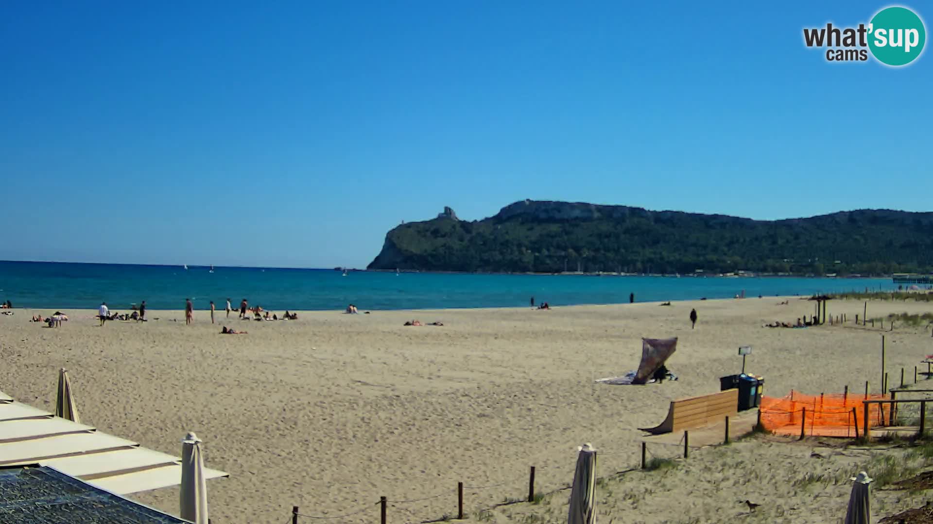 Poetto beach webcam | Cagliari | Sardinia