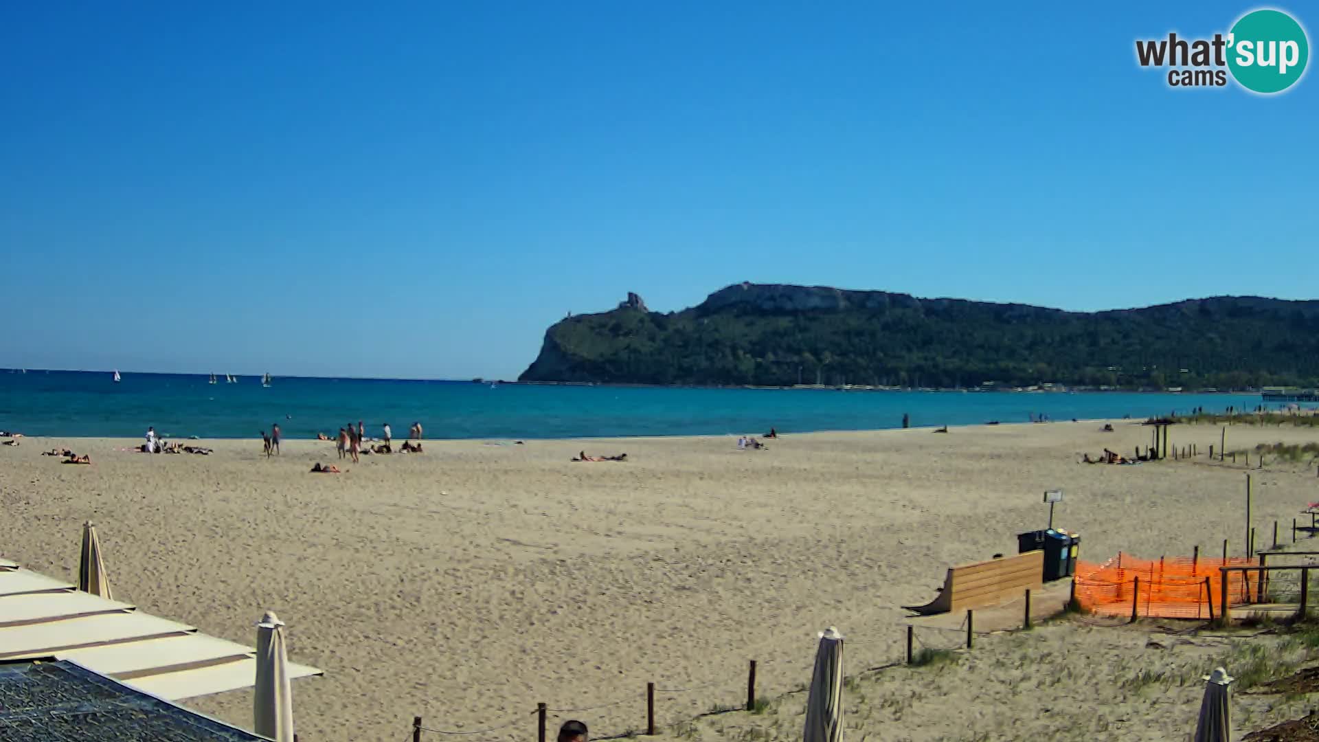 Poetto beach webcam | Cagliari | Sardinia