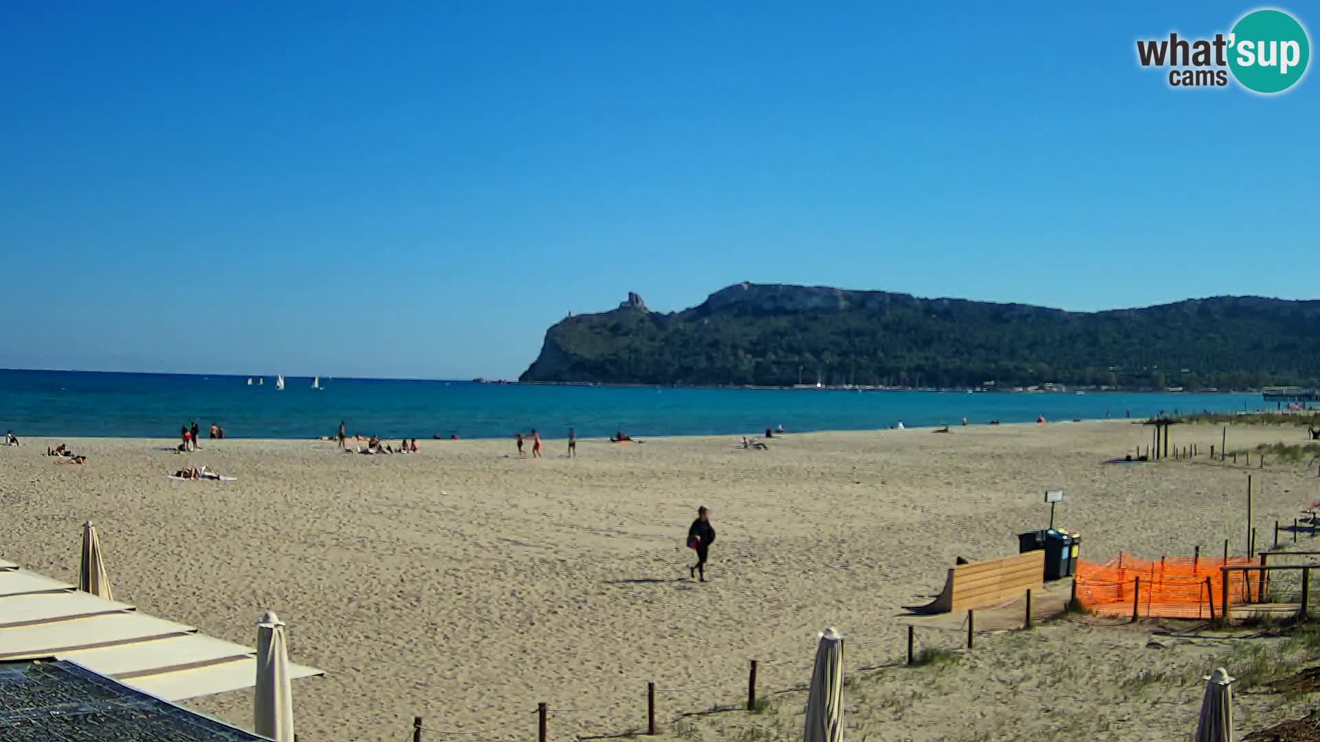 Poetto beach webcam | Cagliari | Sardinia