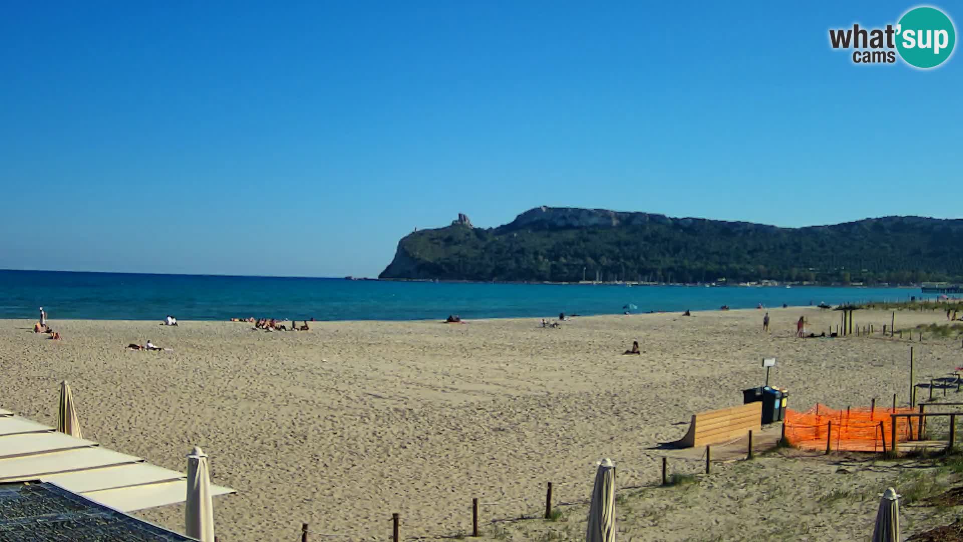 Poetto beach webcam | Cagliari | Sardinia