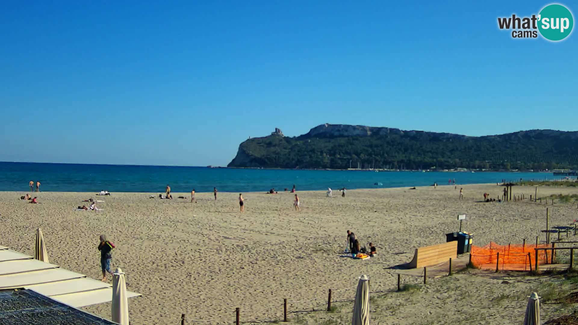 Poetto beach webcam | Cagliari | Sardinia