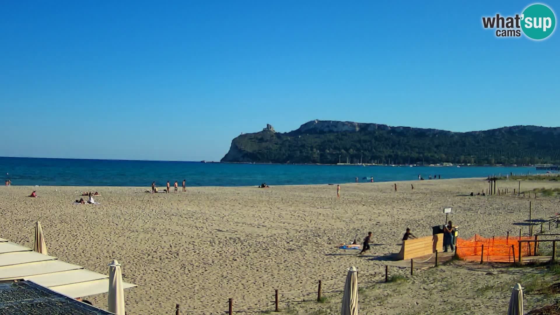 Webcam plage de Poetto | Cagliari | Sardaigne
