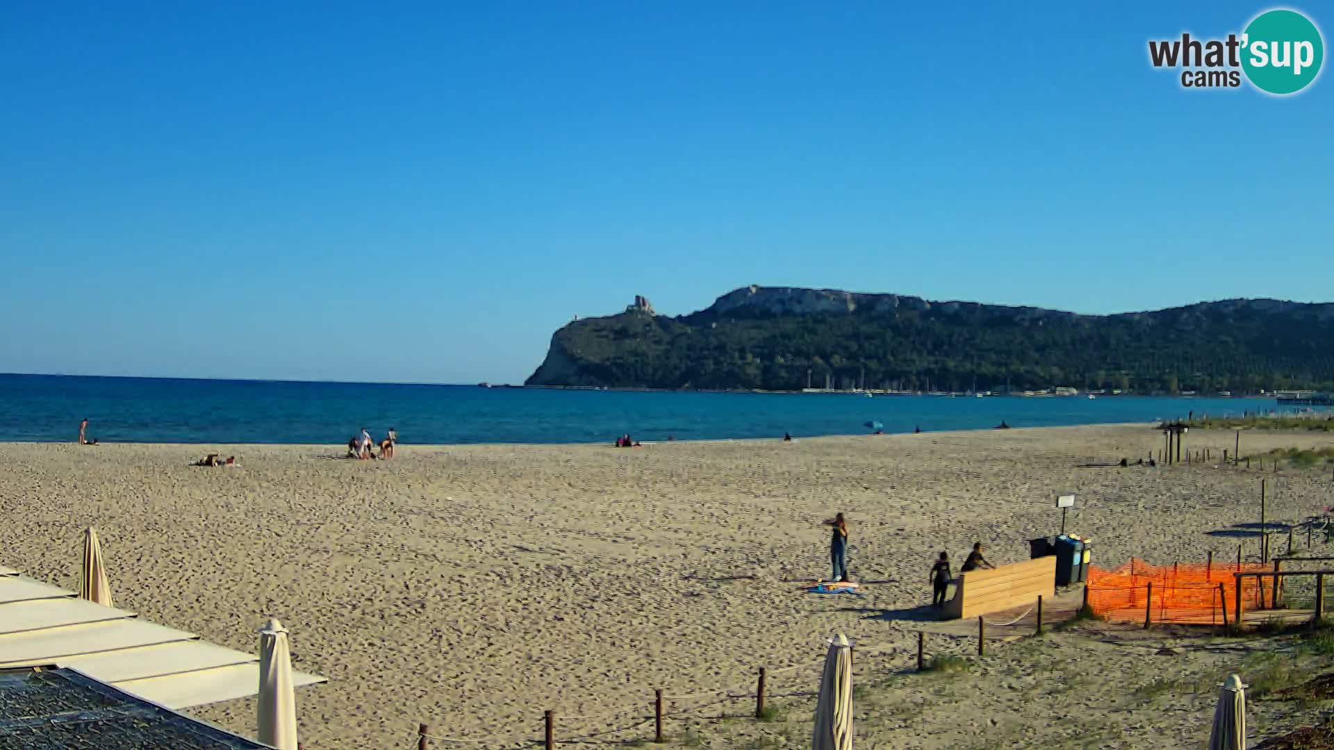 Webcam plage de Poetto | Cagliari | Sardaigne