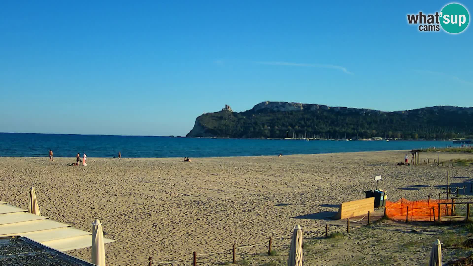 Poetto beach webcam | Cagliari | Sardinia