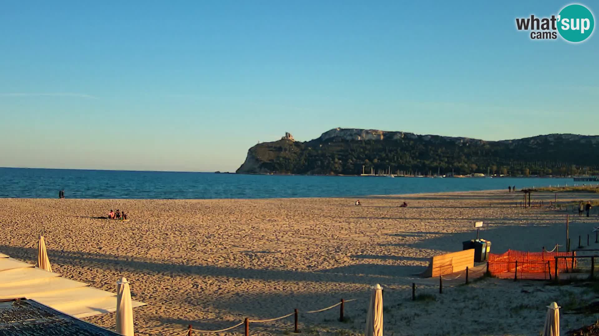 Webcam plage de Poetto | Cagliari | Sardaigne