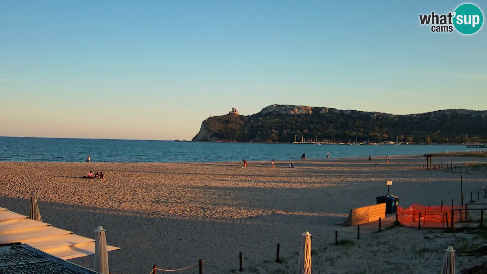 Webcam plage de Poetto | Cagliari | Sardaigne