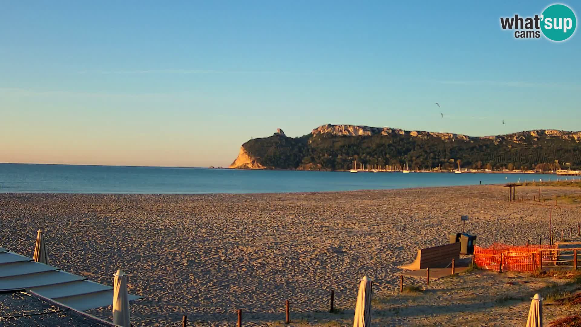Poetto beach webcam | Cagliari | Sardinia