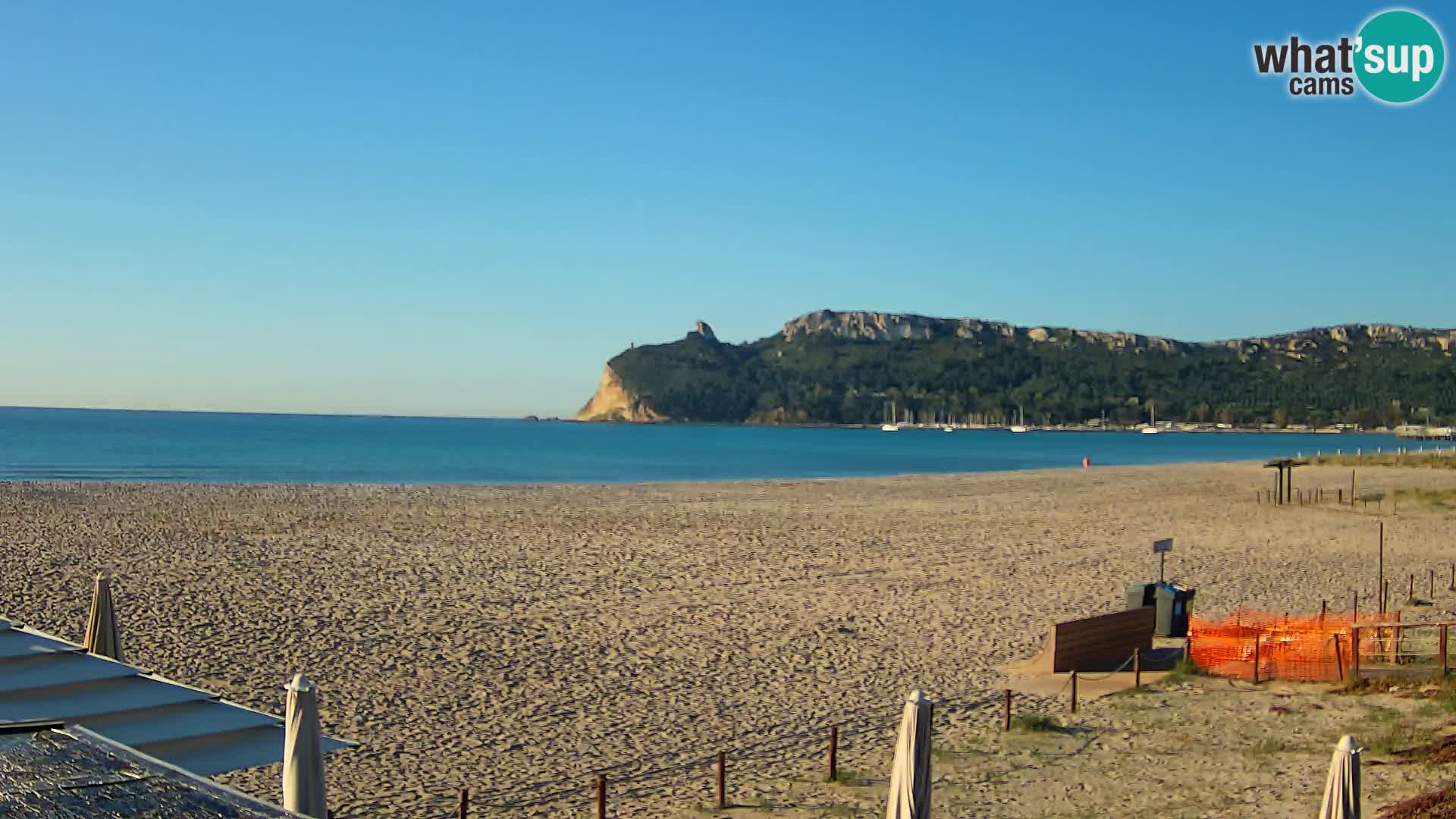 Poetto beach webcam | Cagliari | Sardinija