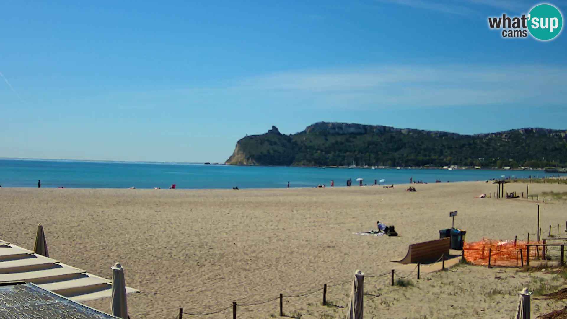 Poetto beach webcam | Cagliari | Sardinia