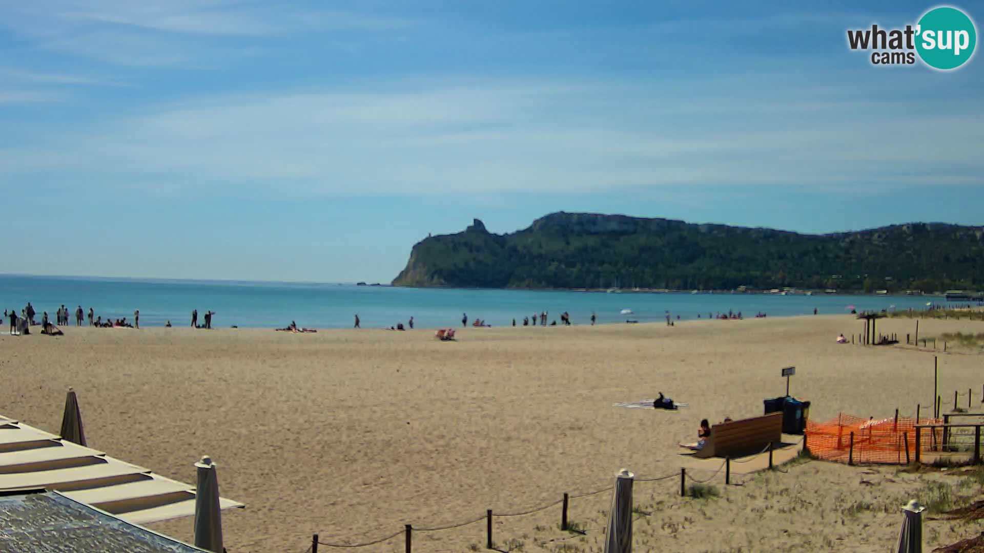 Poetto beach webcam | Cagliari | Sardinija
