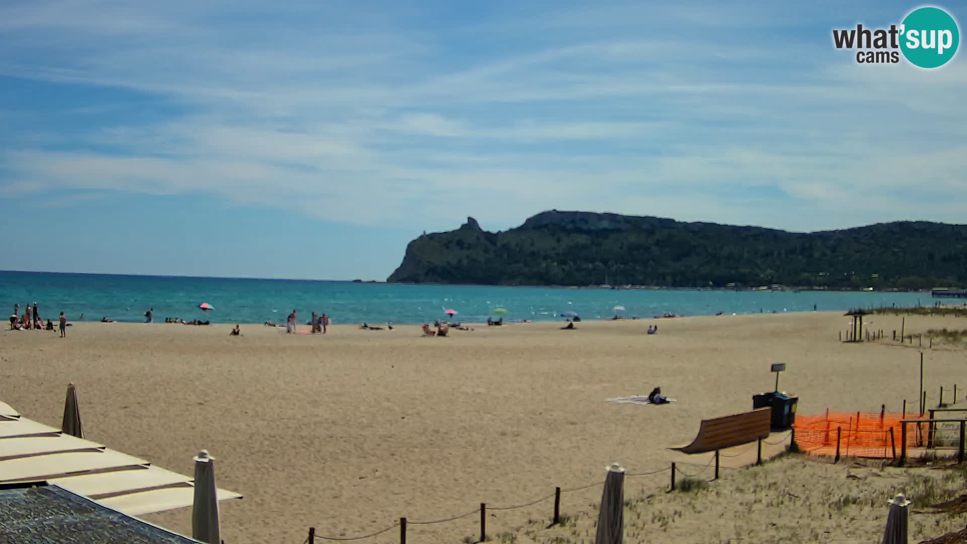 Poetto beach webcam | Cagliari | Sardinija