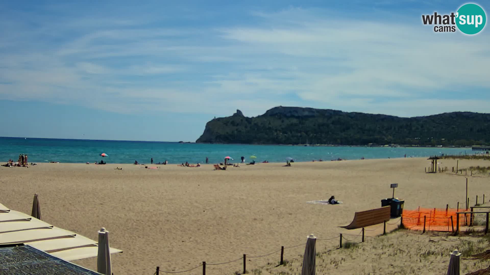 Poetto beach webcam | Cagliari | Sardinija