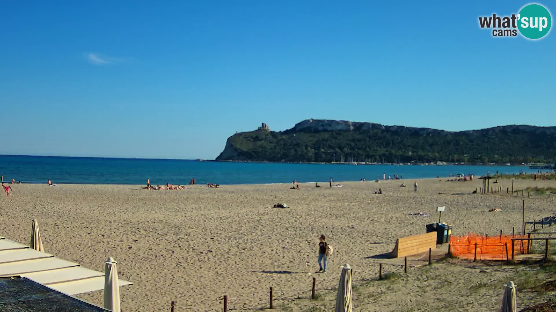 Poetto Strand Webcam | Cagliari | Sardinien