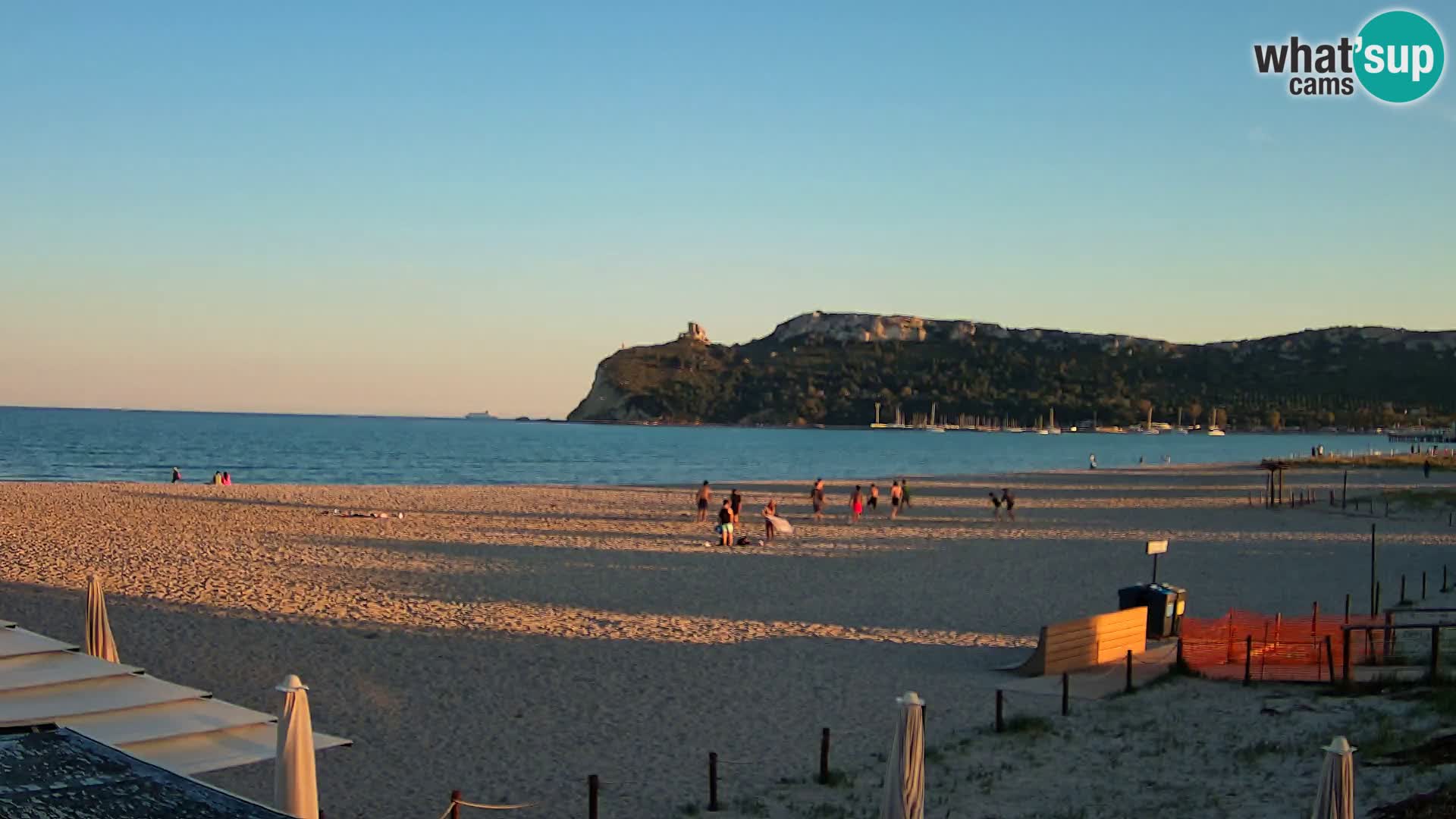Poetto beach webcam | Cagliari | Sardinia