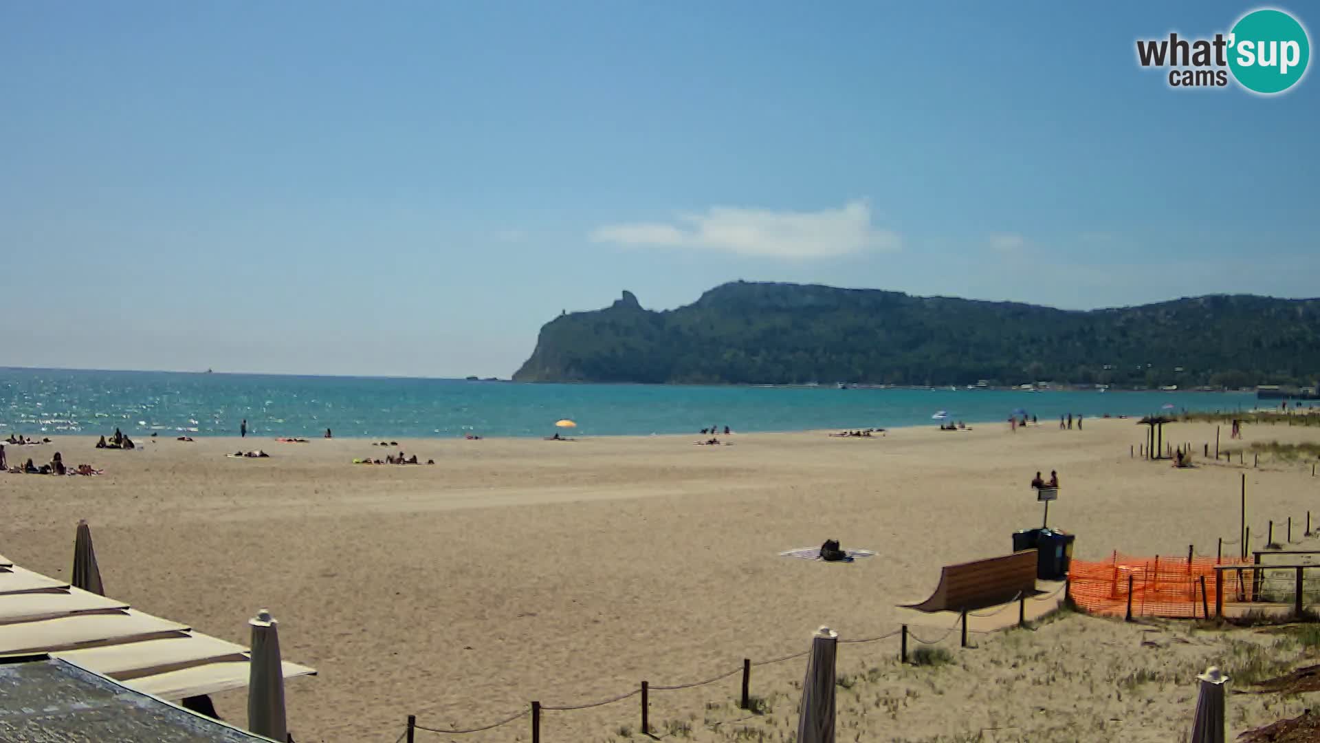 Poetto beach webcam | Cagliari | Sardinia