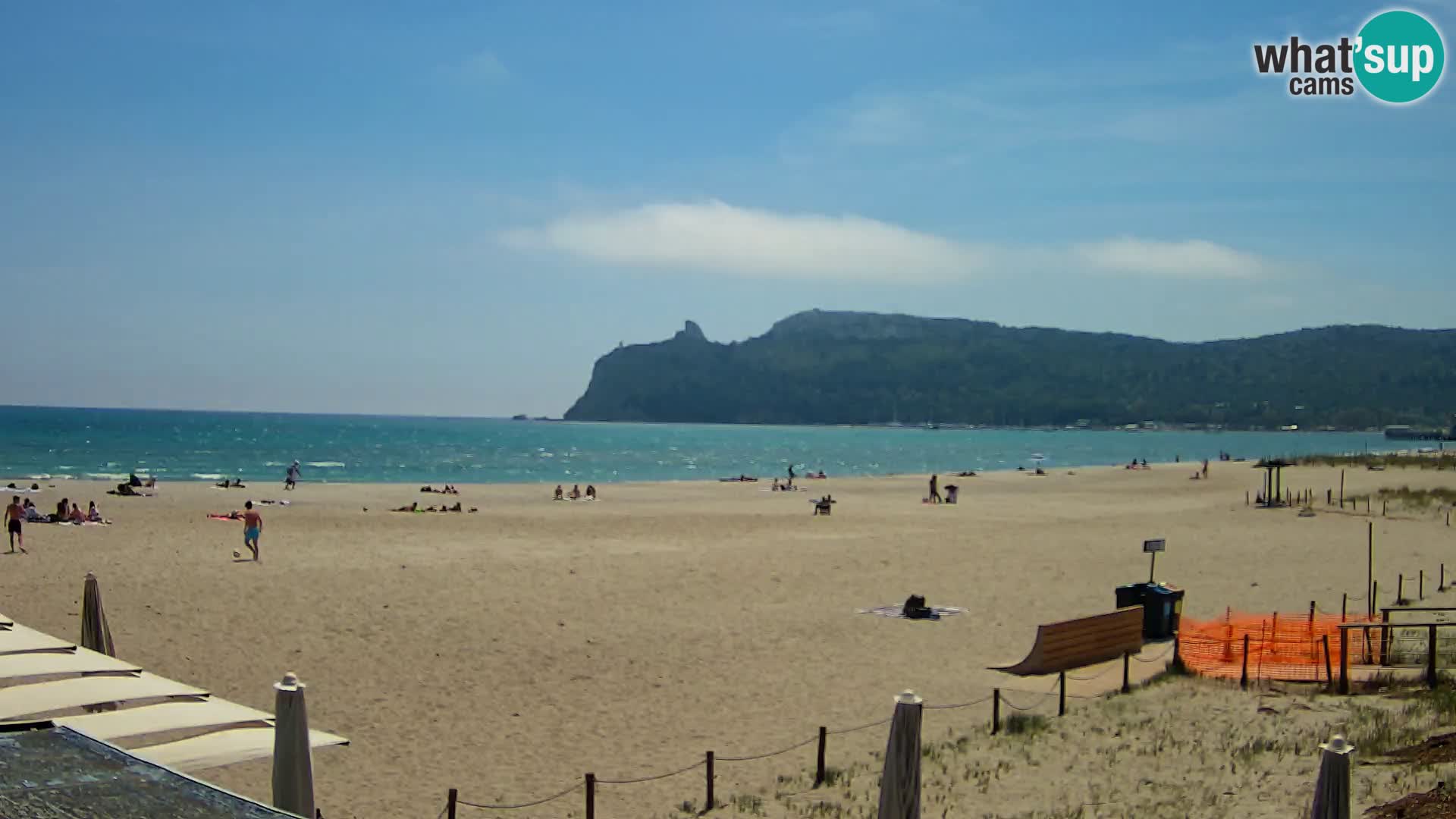 Poetto beach webcam | Cagliari | Sardinia