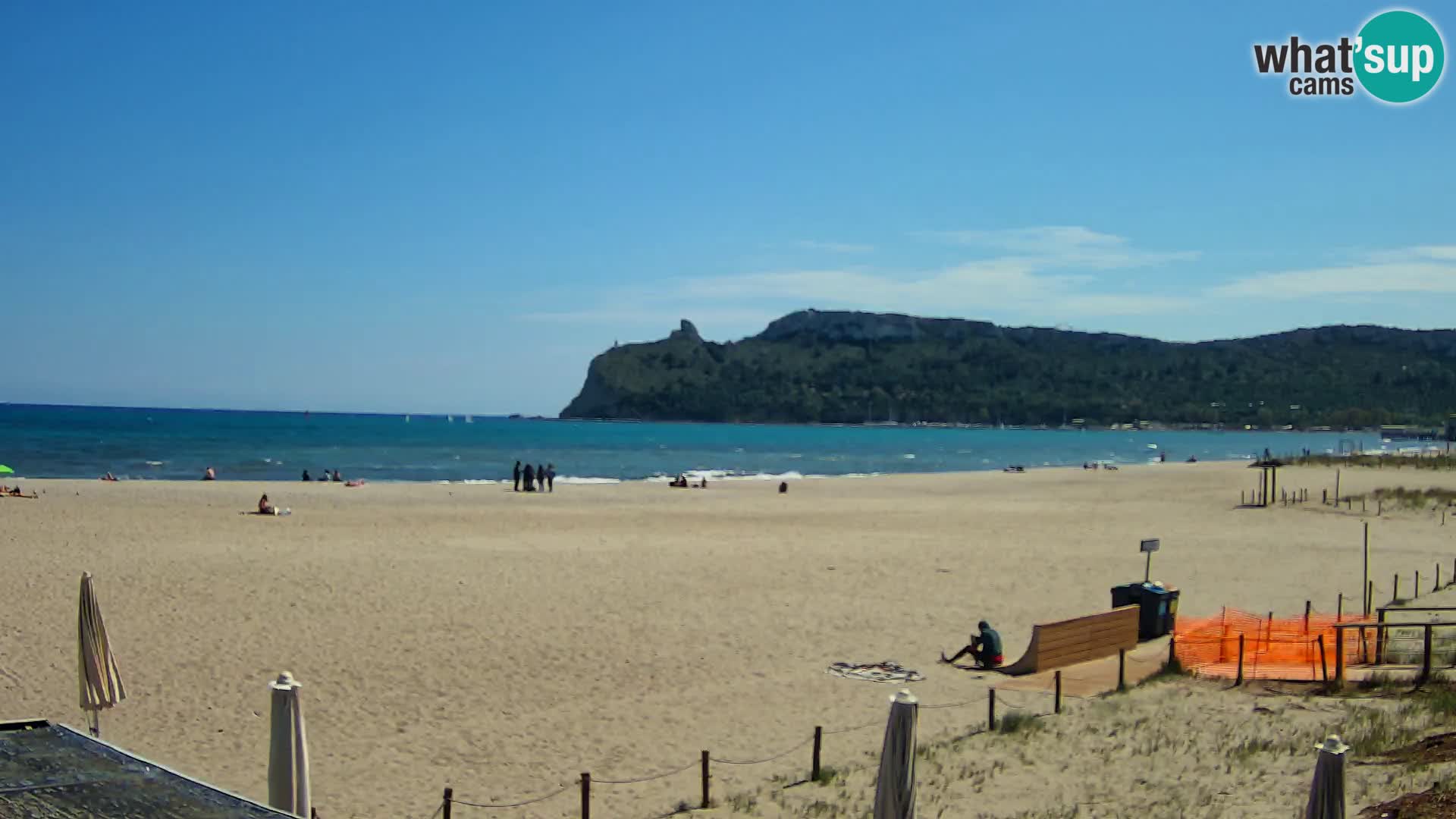 Webcam plage de Poetto | Cagliari | Sardaigne