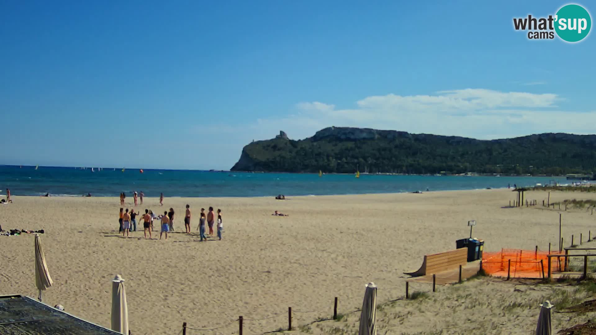 Poetto beach webcam | Cagliari | Sardinija