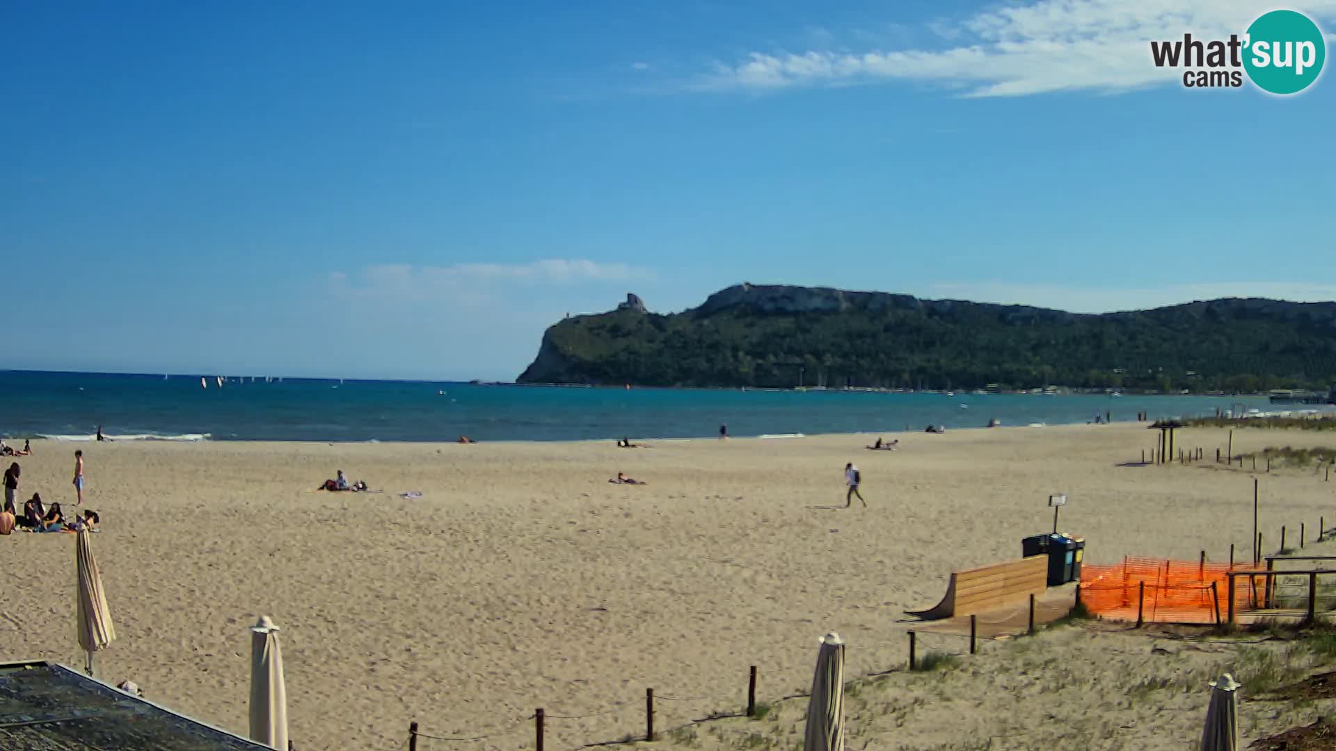 Webcam spiaggia del Poetto | Cagliari | Sardegna