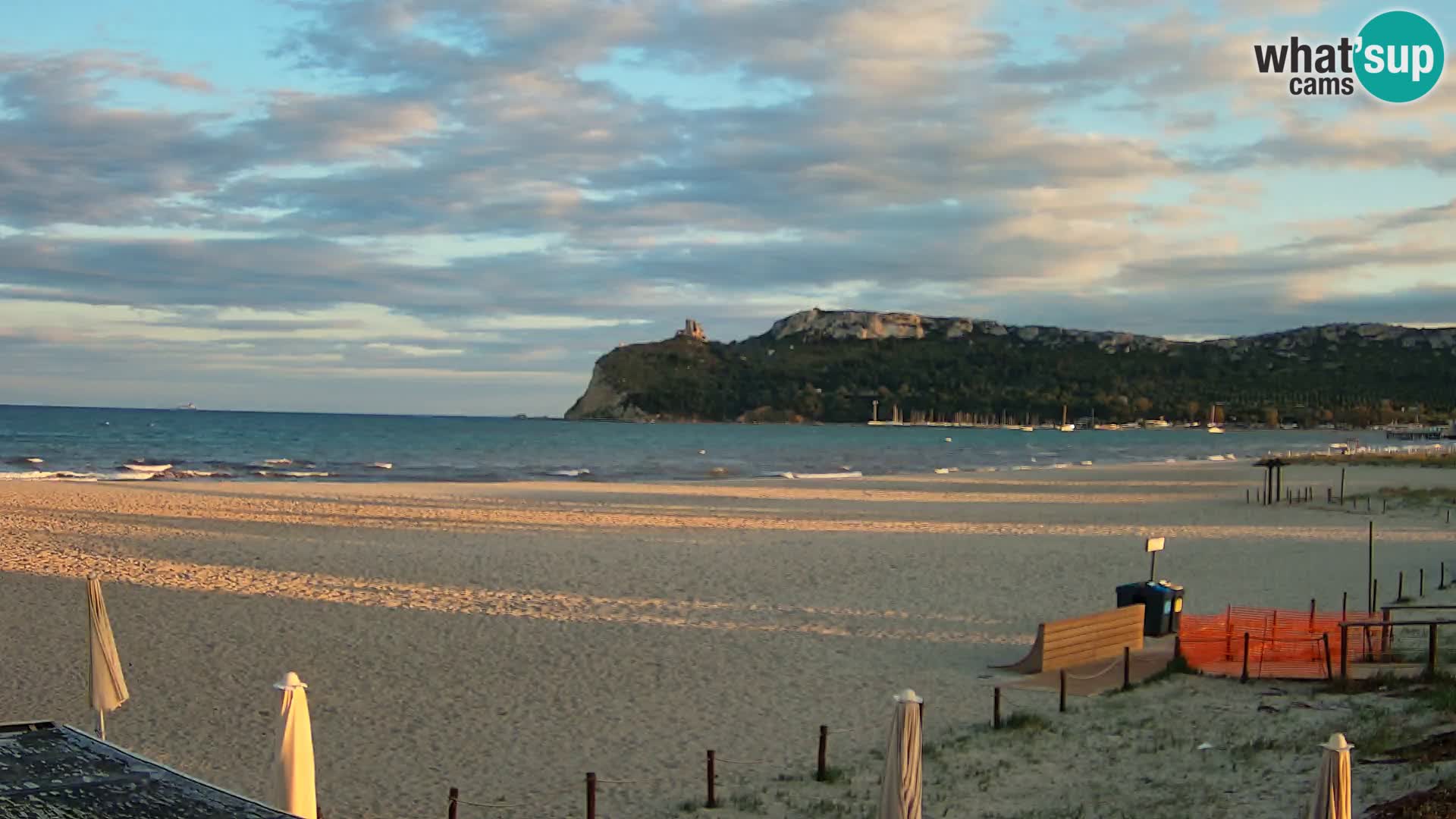 Poetto beach webcam | Cagliari | Sardinija