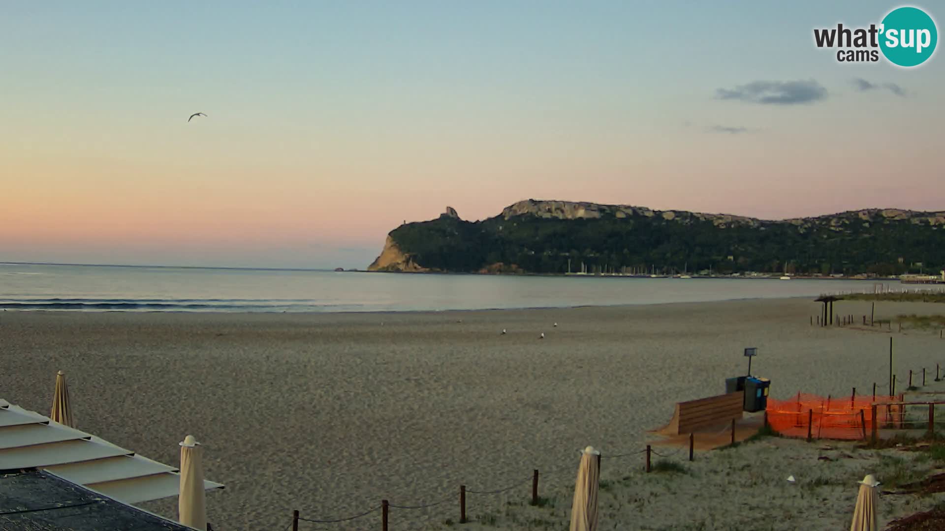 Poetto beach webcam | Cagliari | Sardinija