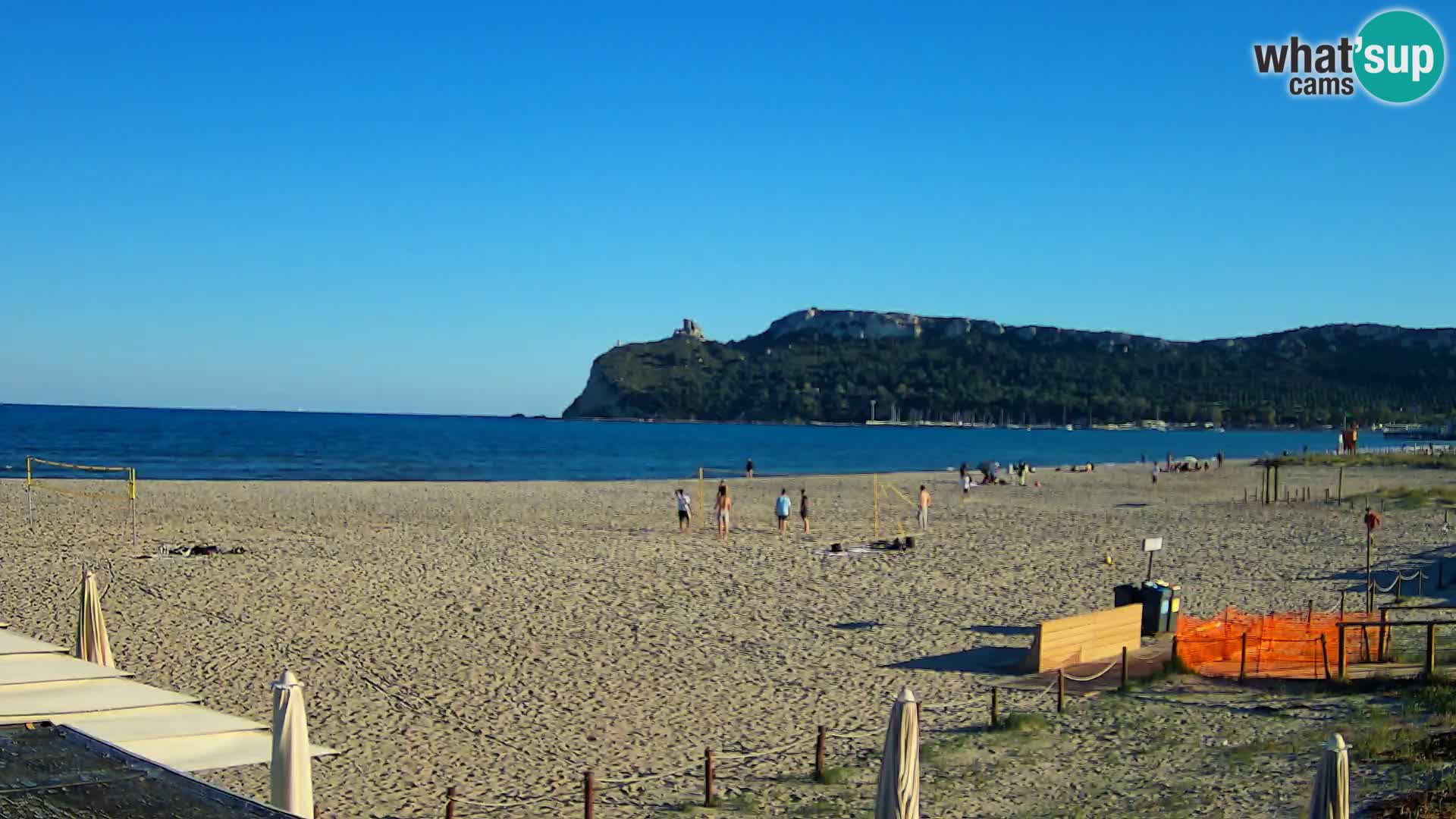 Webcam plage de Poetto | Cagliari | Sardaigne