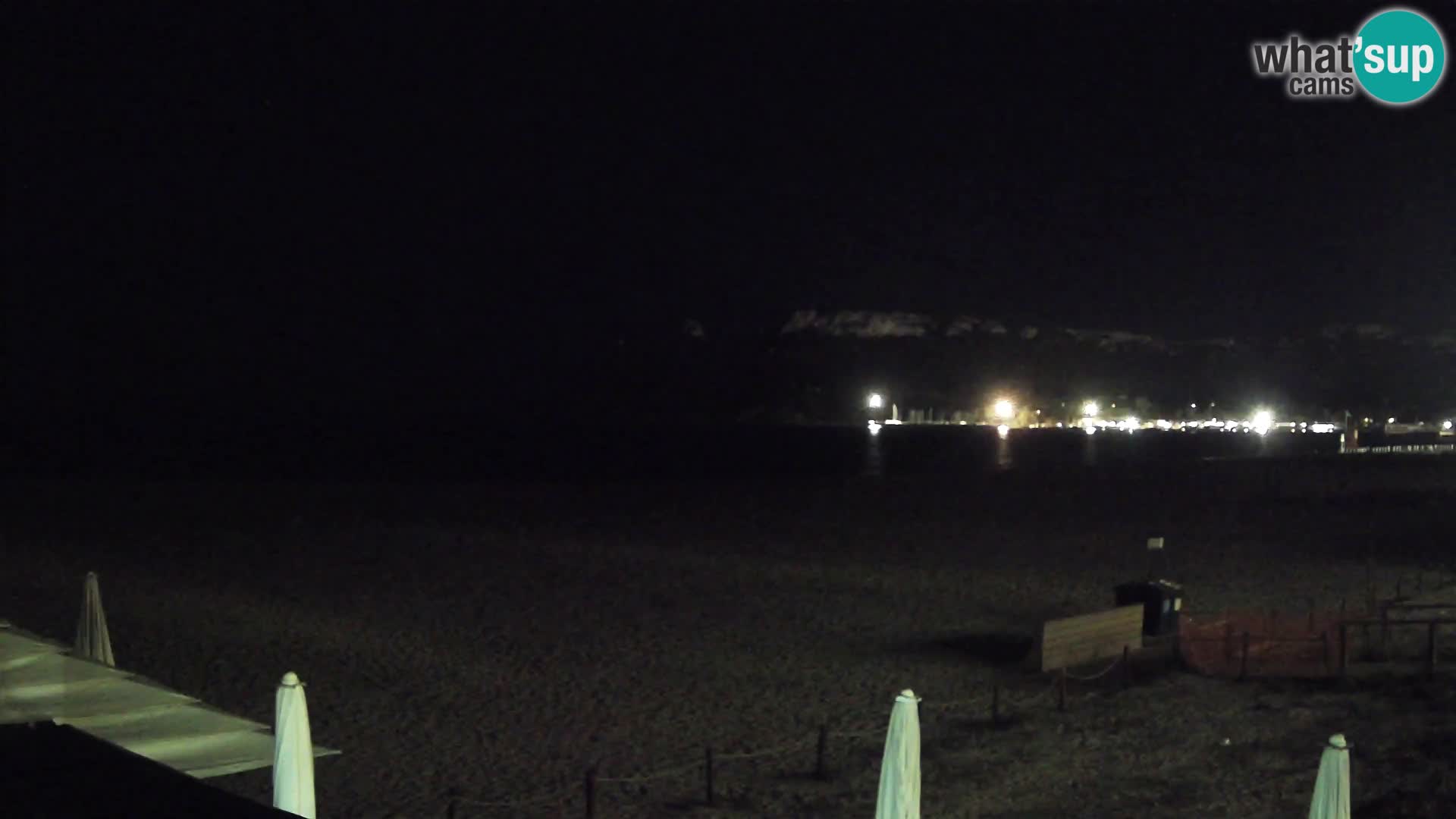 Poetto beach webcam | Cagliari | Sardinia