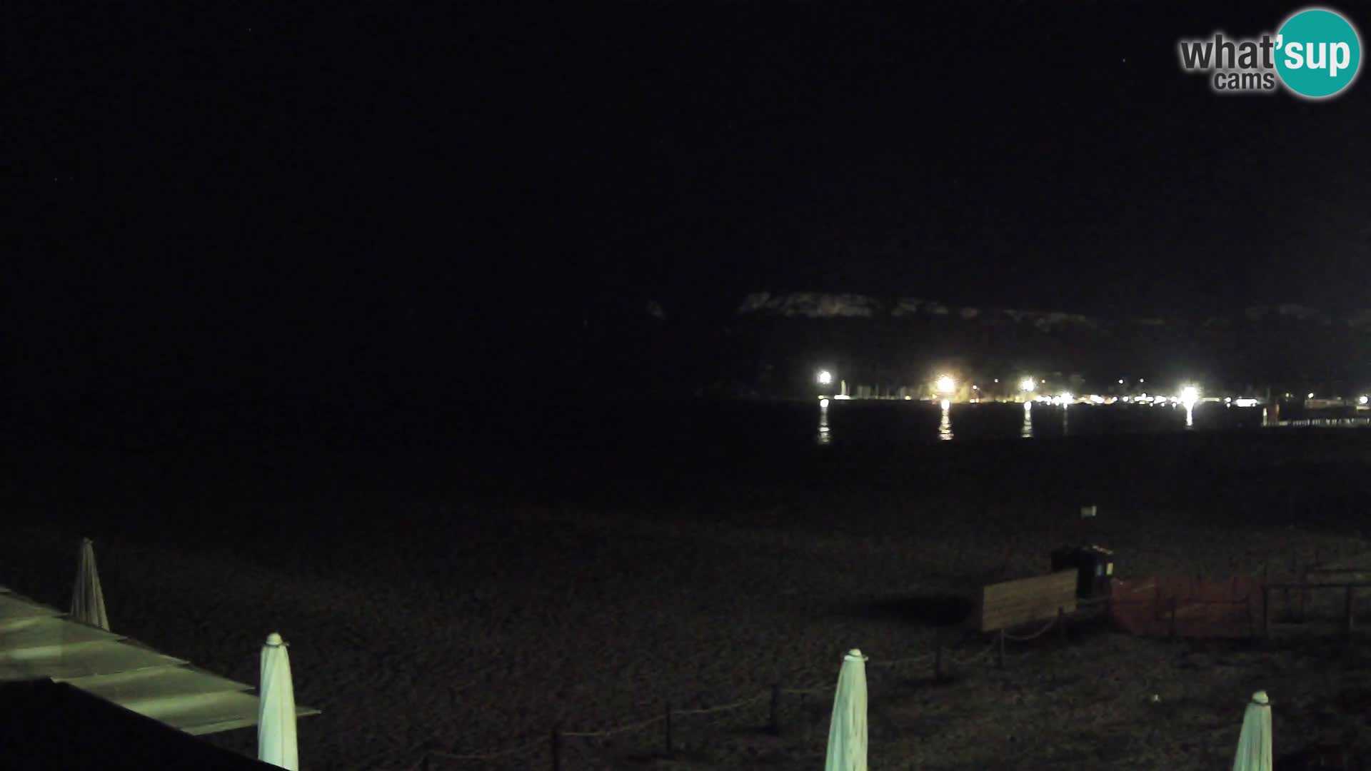 Poetto beach webcam | Cagliari | Sardinija