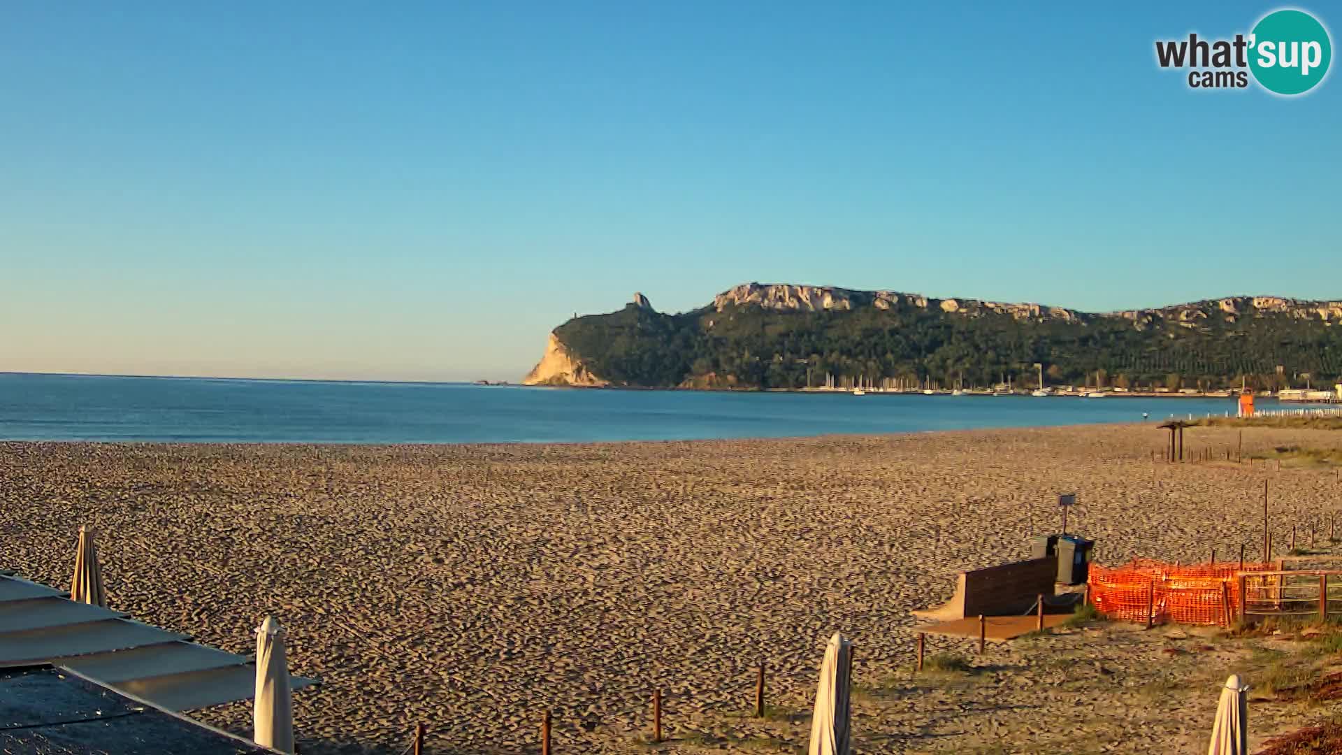 Poetto beach webcam | Cagliari | Sardinija