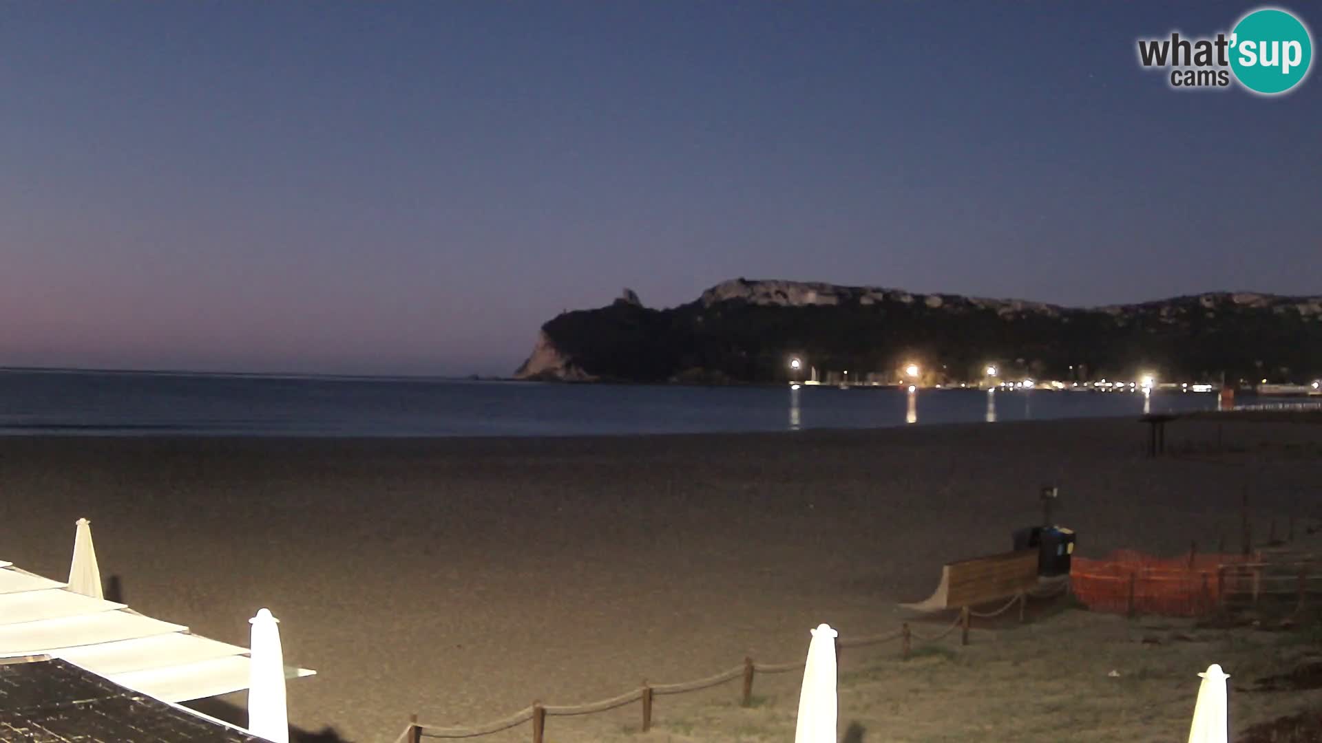 Webcam plage de Poetto | Cagliari | Sardaigne