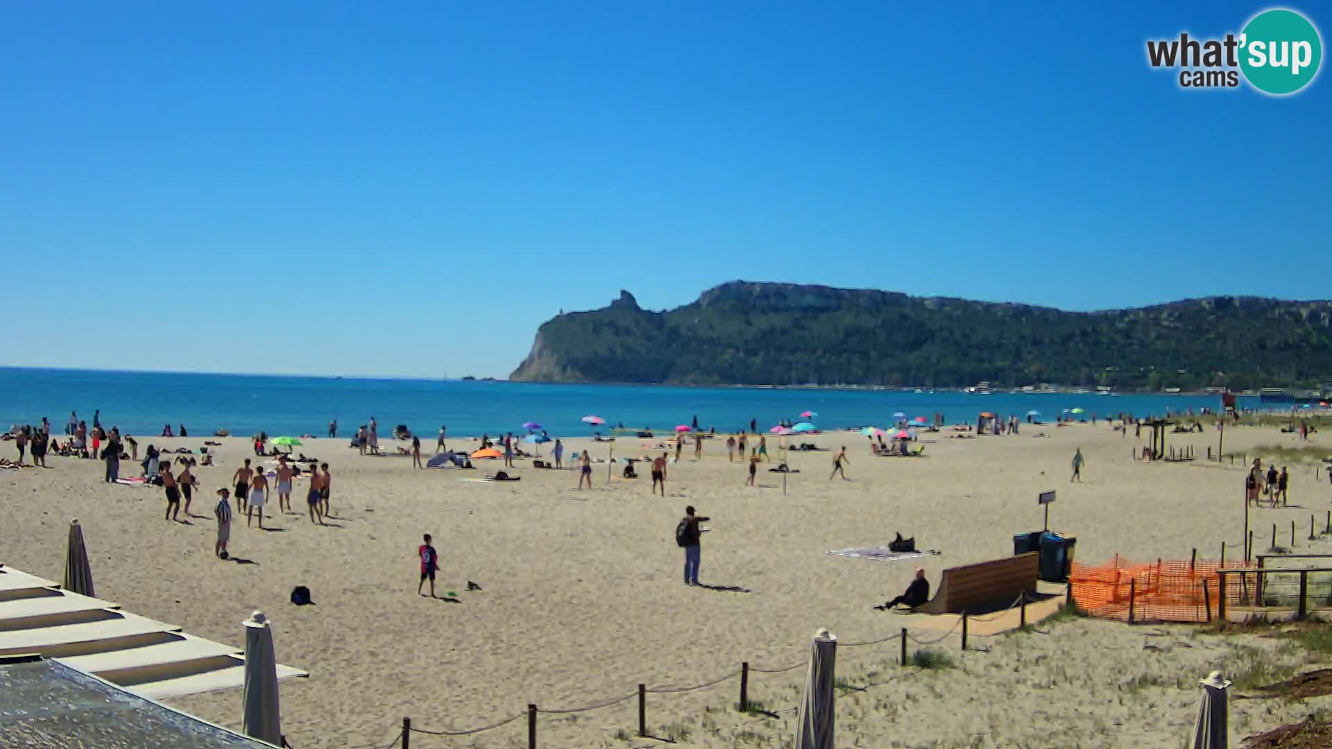 Poetto Strand Webcam | Cagliari | Sardinien