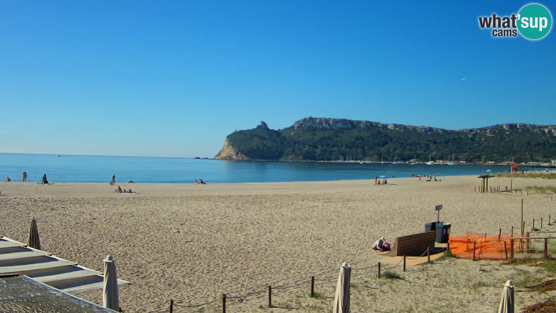 Poetto beach webcam | Cagliari | Sardinija