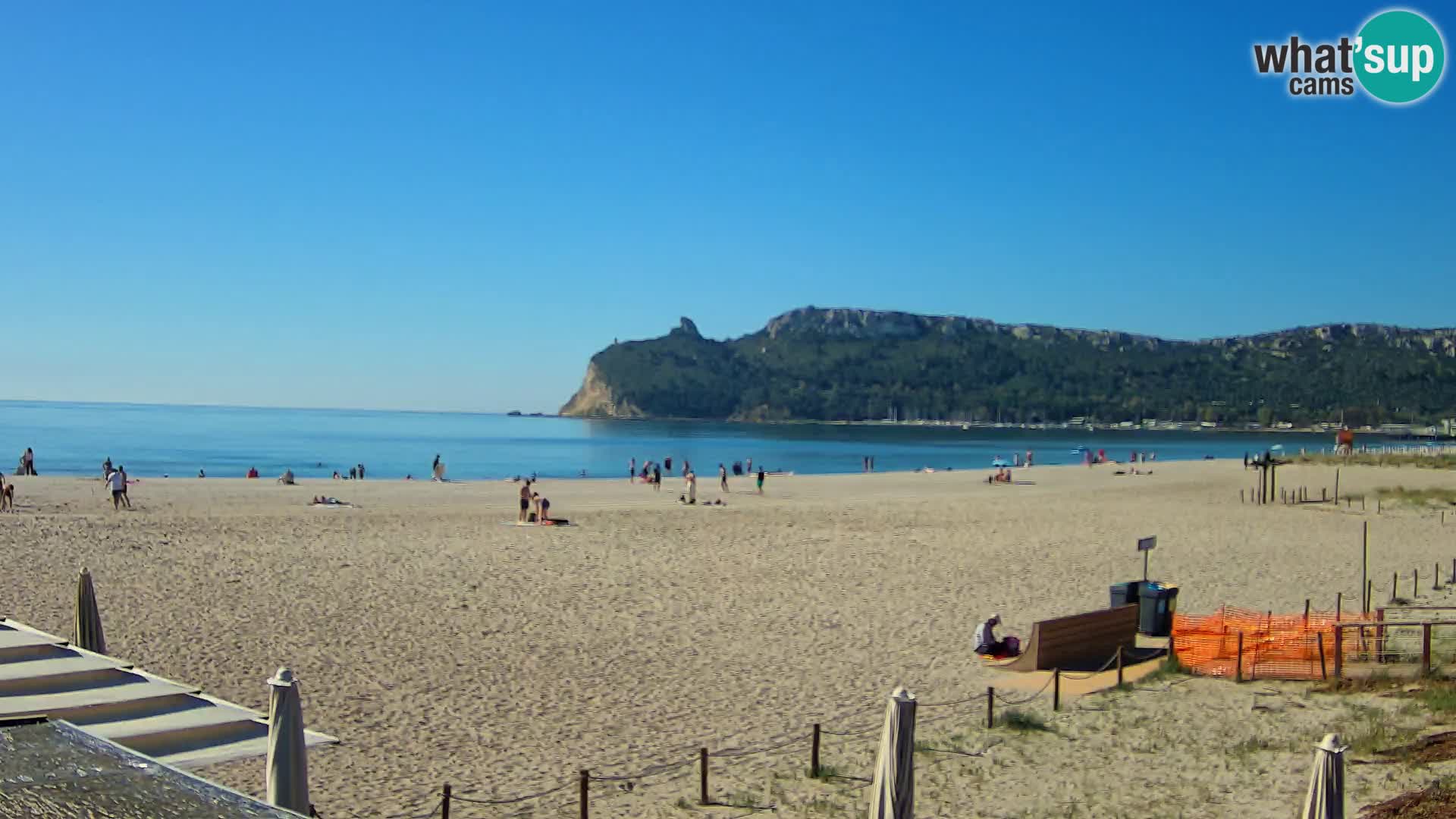 Webcam plage de Poetto | Cagliari | Sardaigne