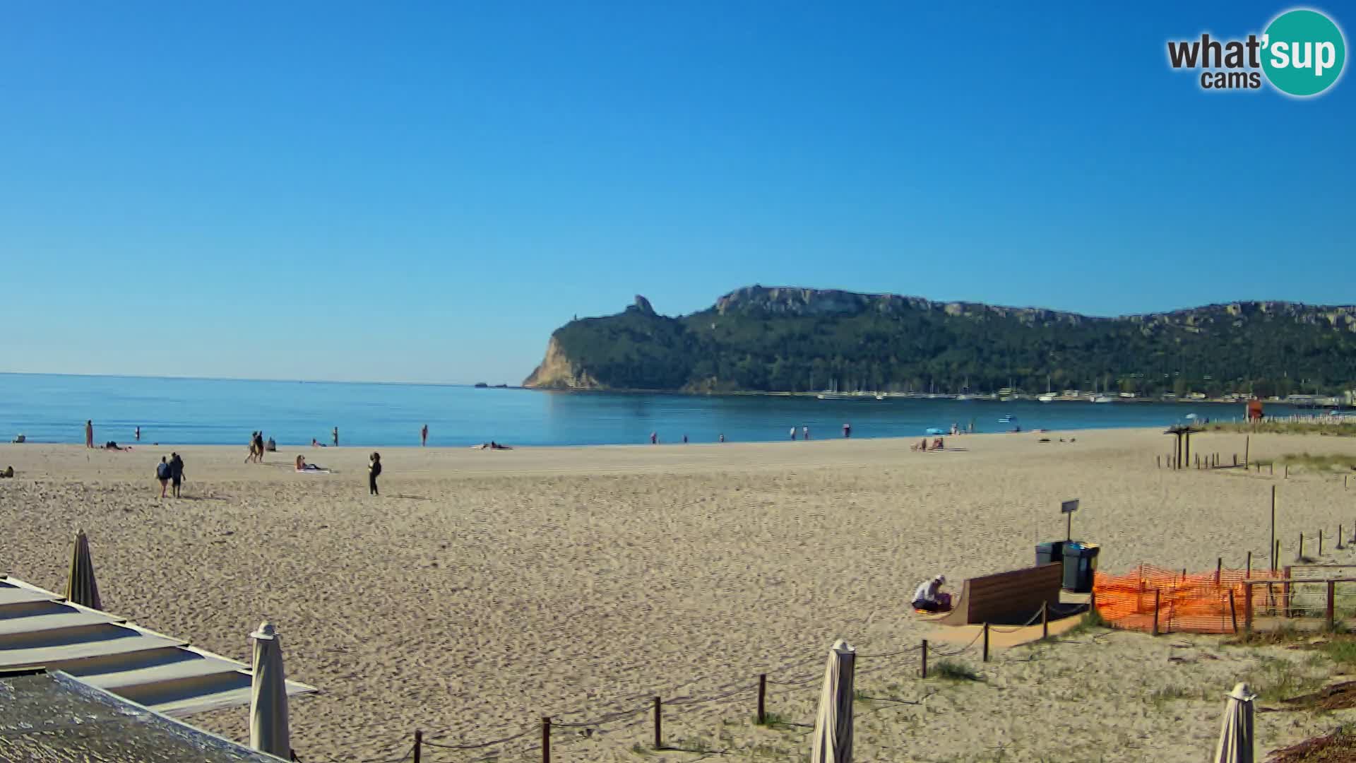 Poetto beach webcam | Cagliari | Sardinija