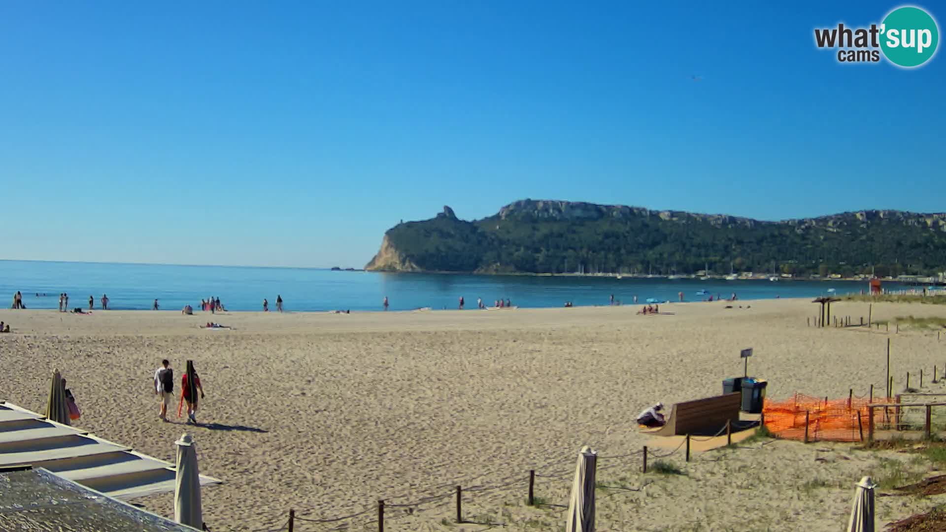 Poetto beach webcam | Cagliari | Sardinija