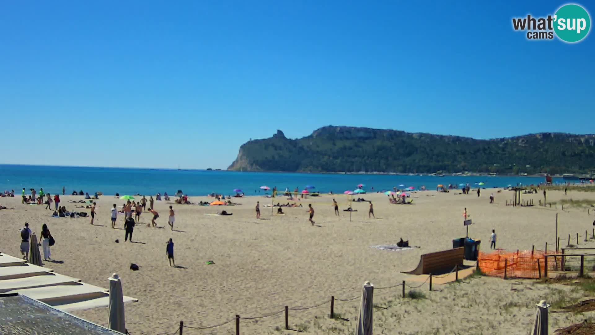 Poetto Strand Webcam | Cagliari | Sardinien