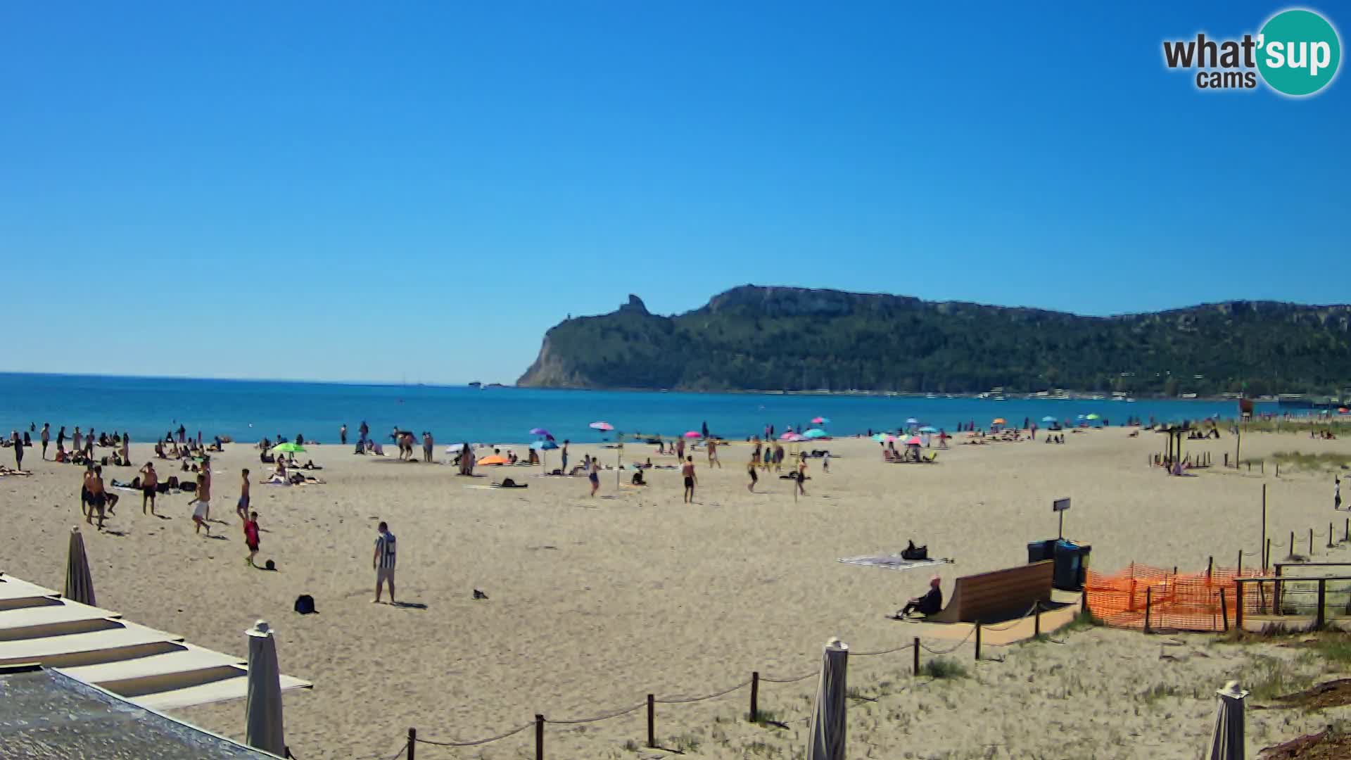 Webcam plage de Poetto | Cagliari | Sardaigne