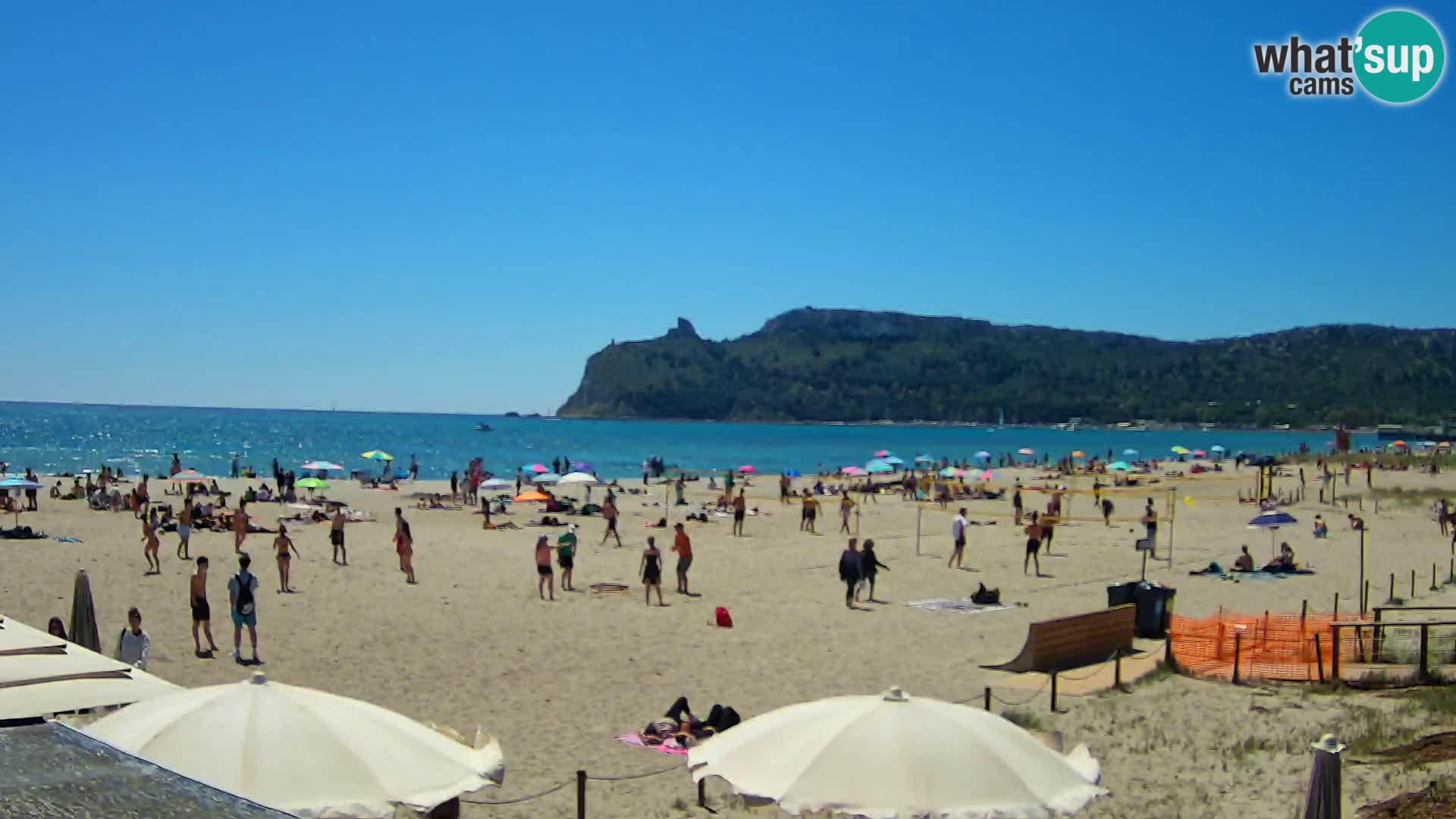 Poetto beach webcam | Cagliari | Sardinia