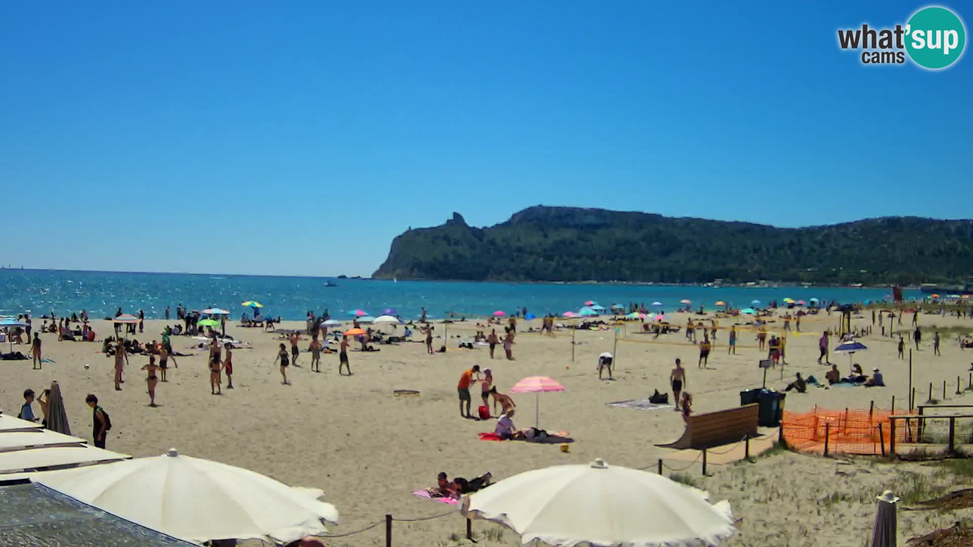 Poetto beach webcam | Cagliari | Sardinia