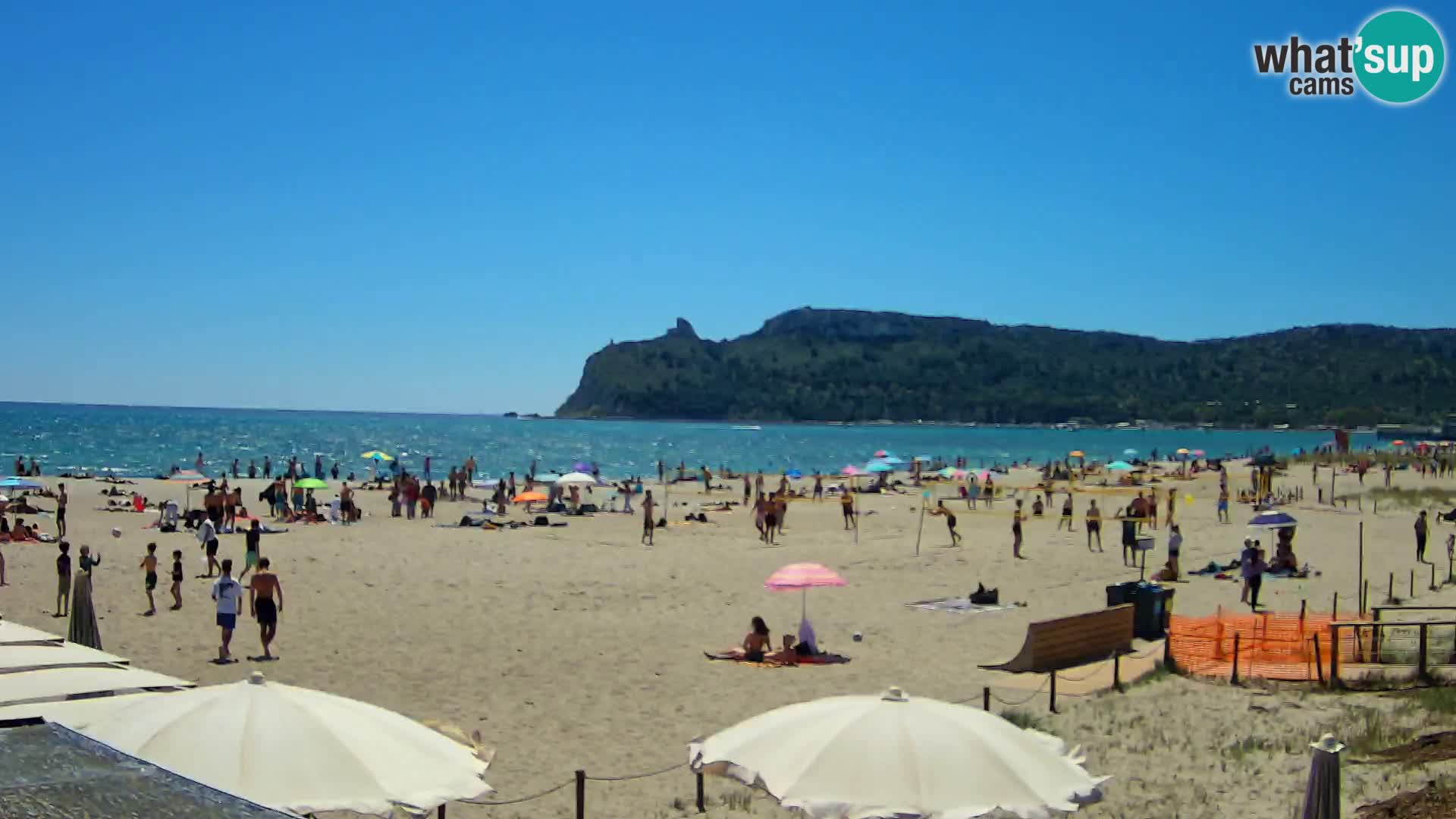 Poetto beach webcam | Cagliari | Sardinia