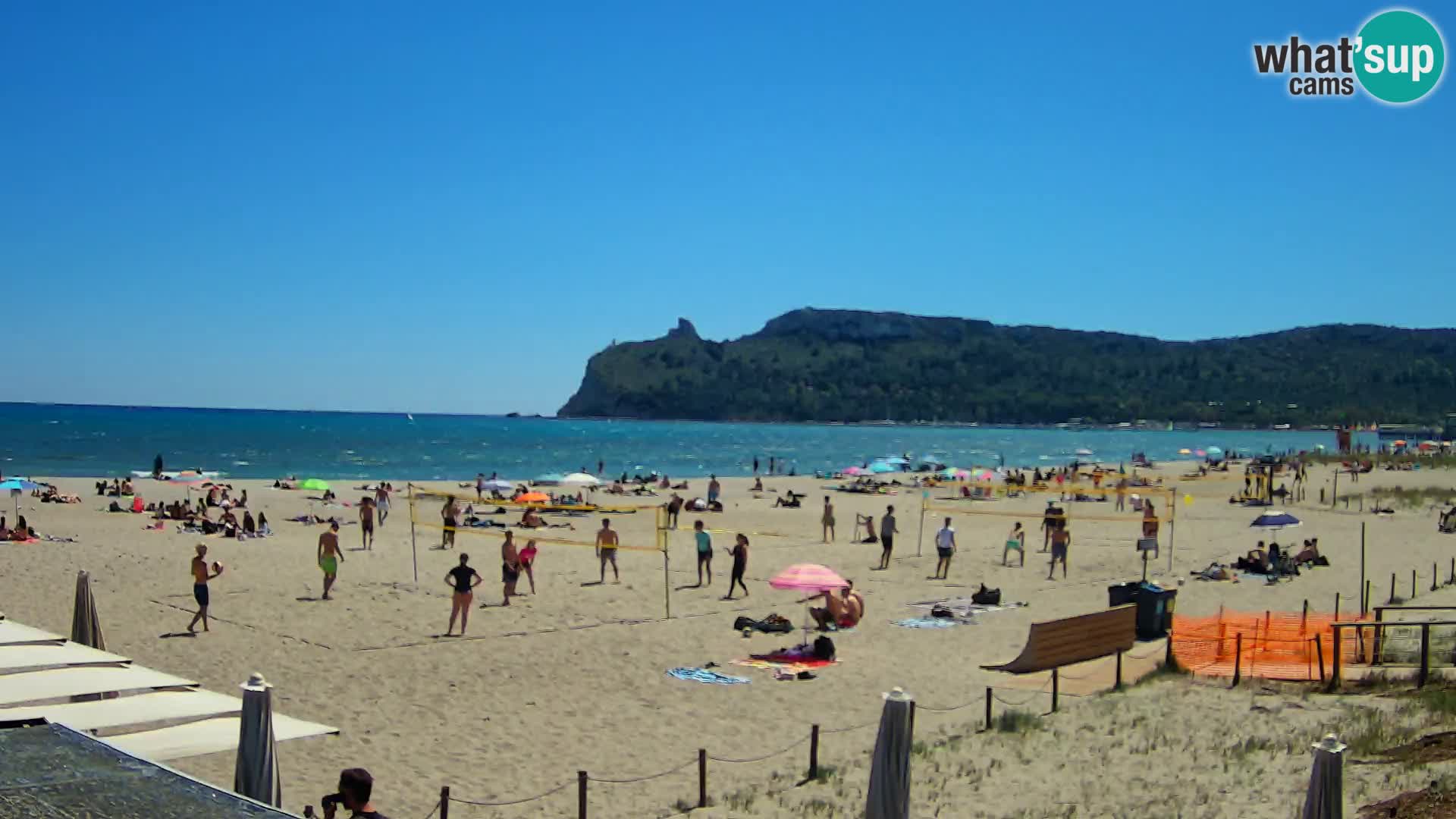 Poetto beach webcam | Cagliari | Sardinia