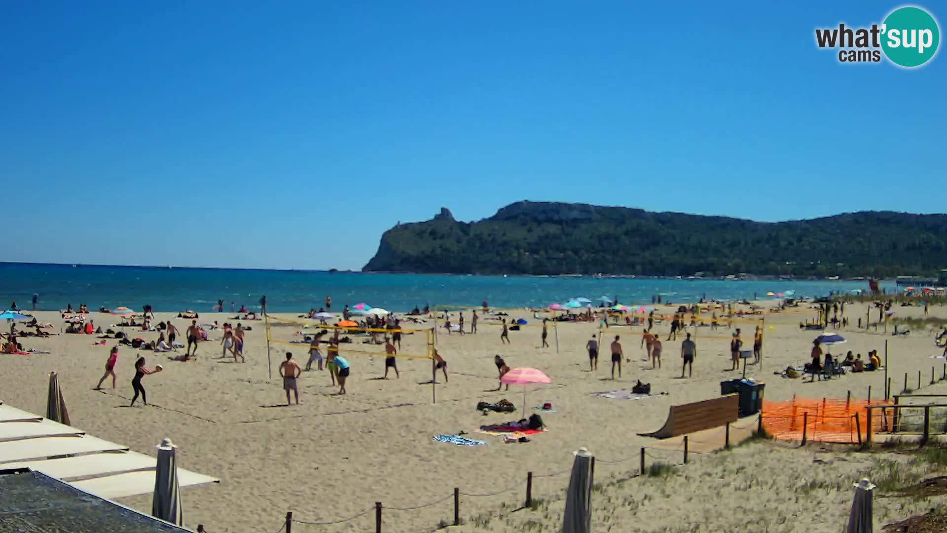 Poetto beach webcam | Cagliari | Sardinija