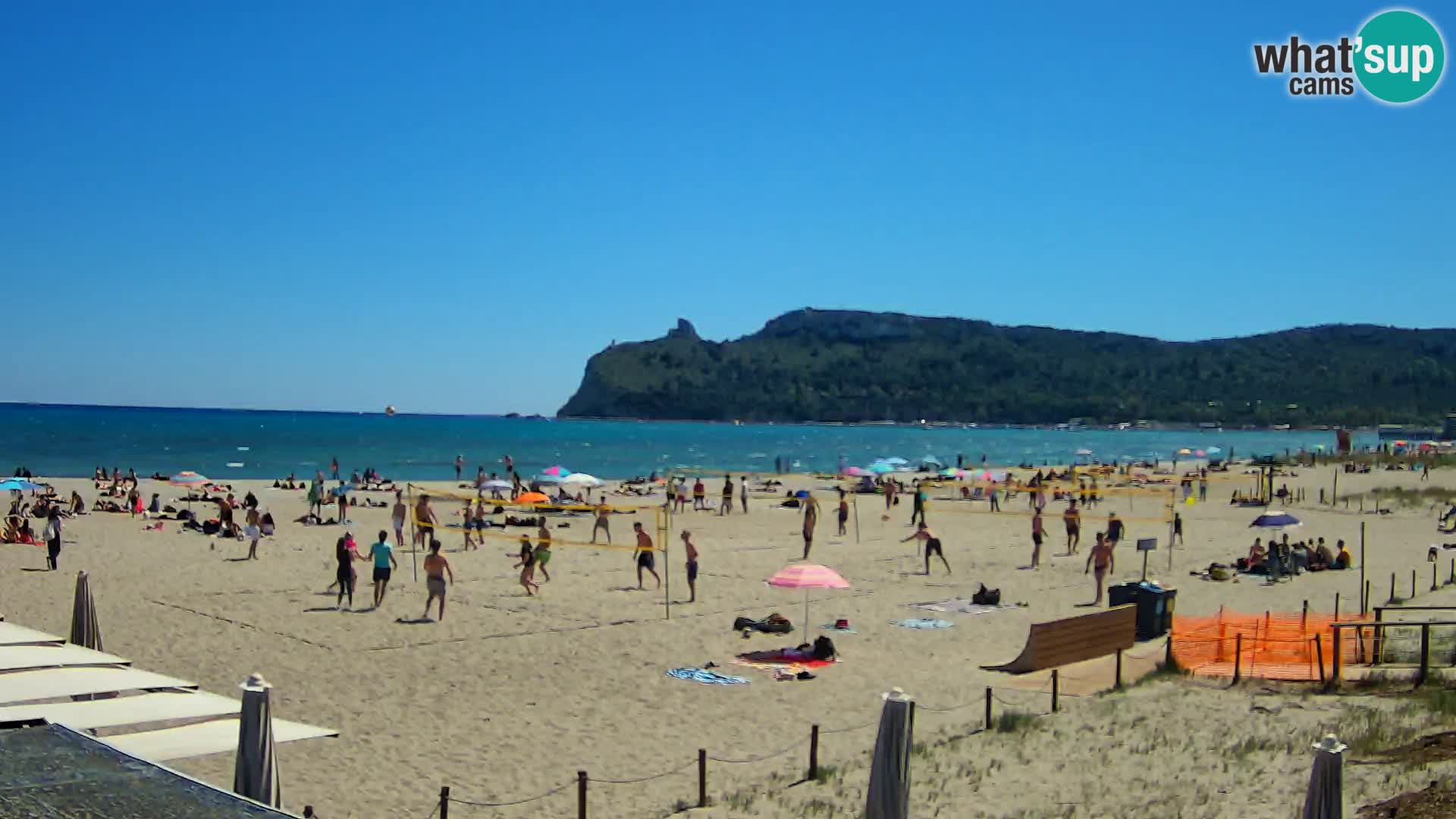Webcam plage de Poetto | Cagliari | Sardaigne
